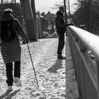 Nordic Walking im Schnee