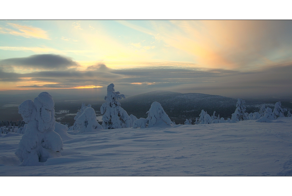 Nordic winter evening