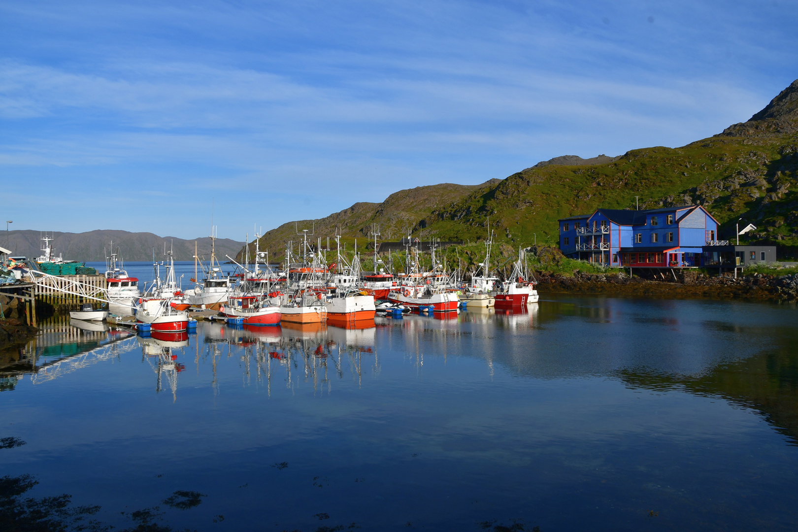 Nordische Idylle Kamøyvær, Nordkapp Norwegen Foto & Bild europe