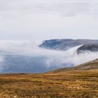 Nordkapp Fjord mit Nebel