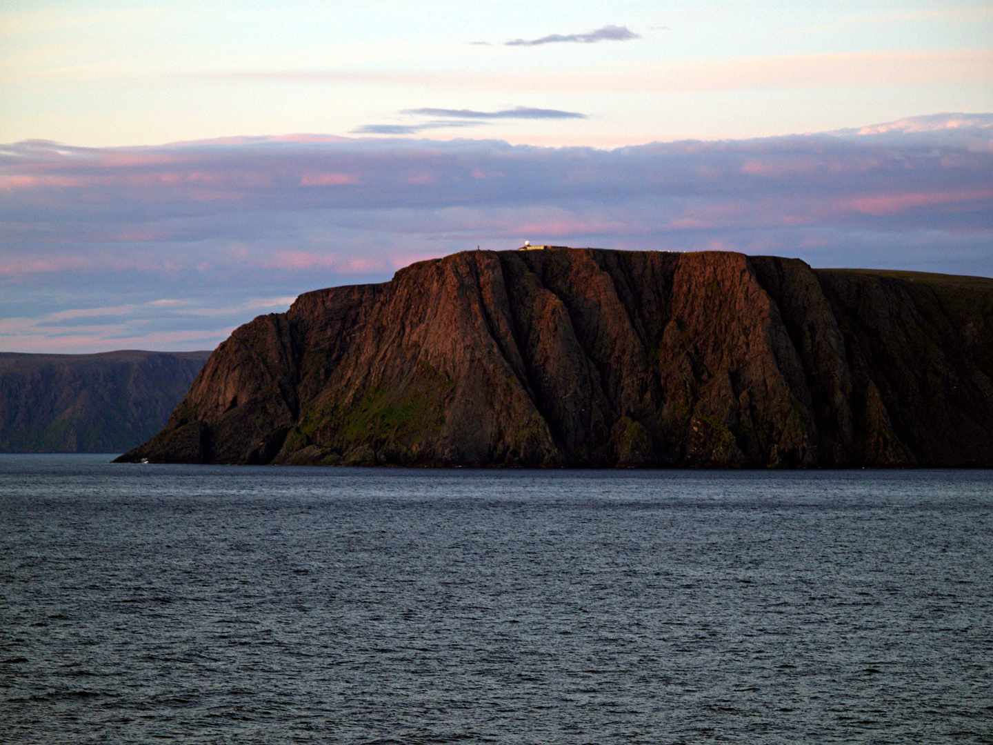 Nordkapp from the sea