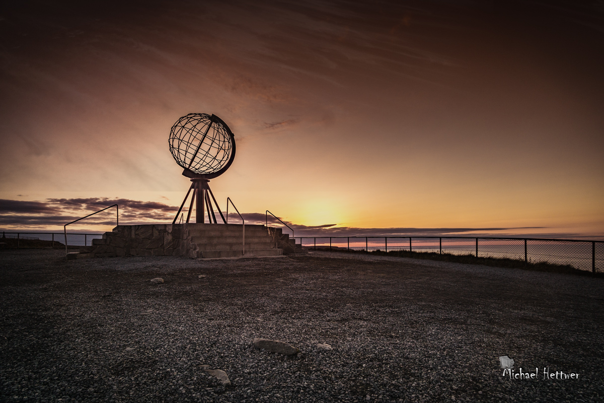 Nordkapp-Sonnenuntergang