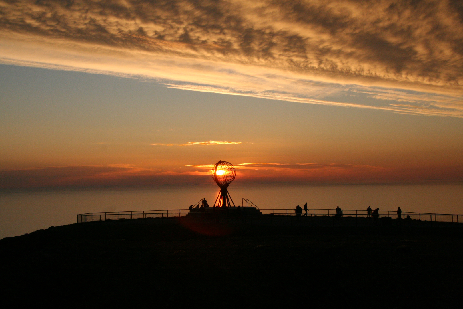 Nordkapp um Mitternacht