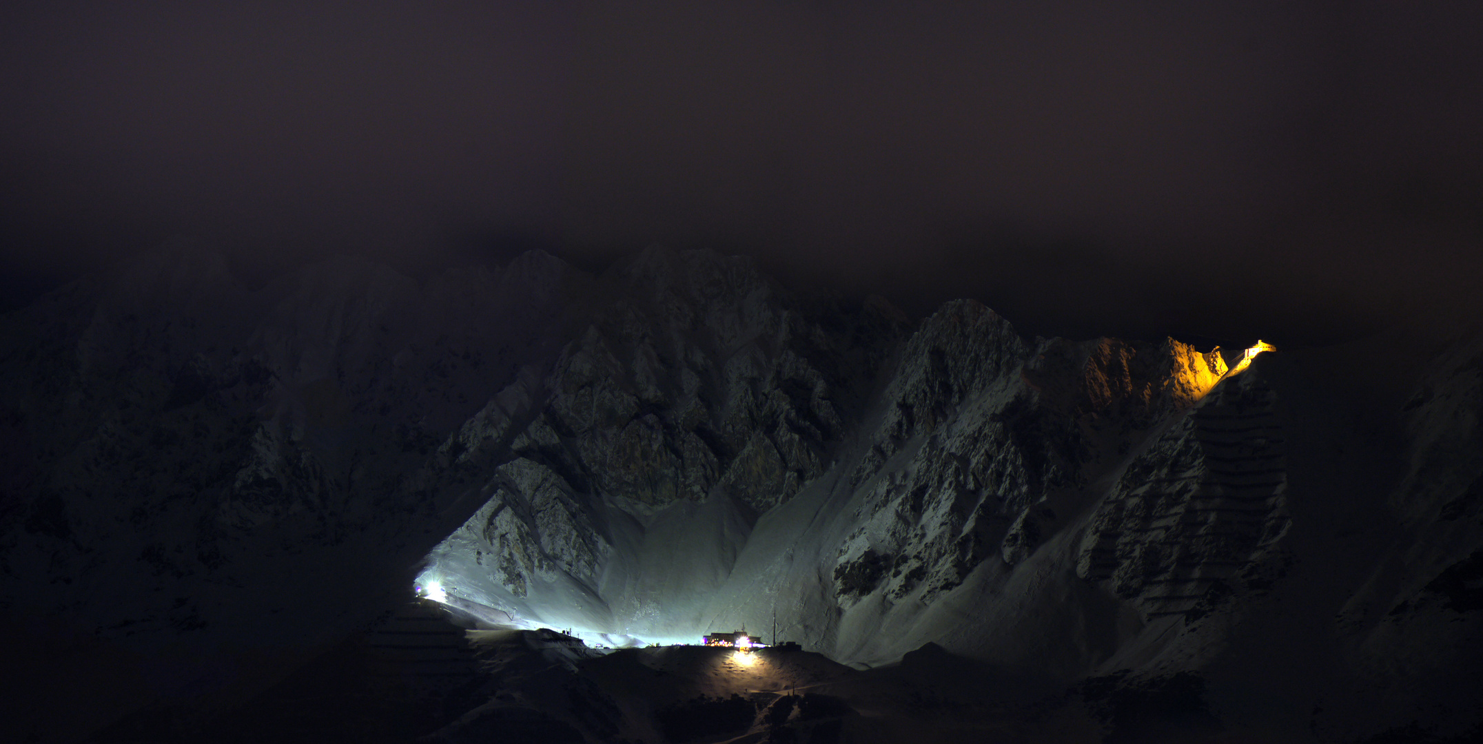 Nordkette bei Nacht