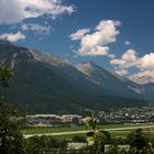 Nordkette mit Blick auf Flugehafen Innsbruck