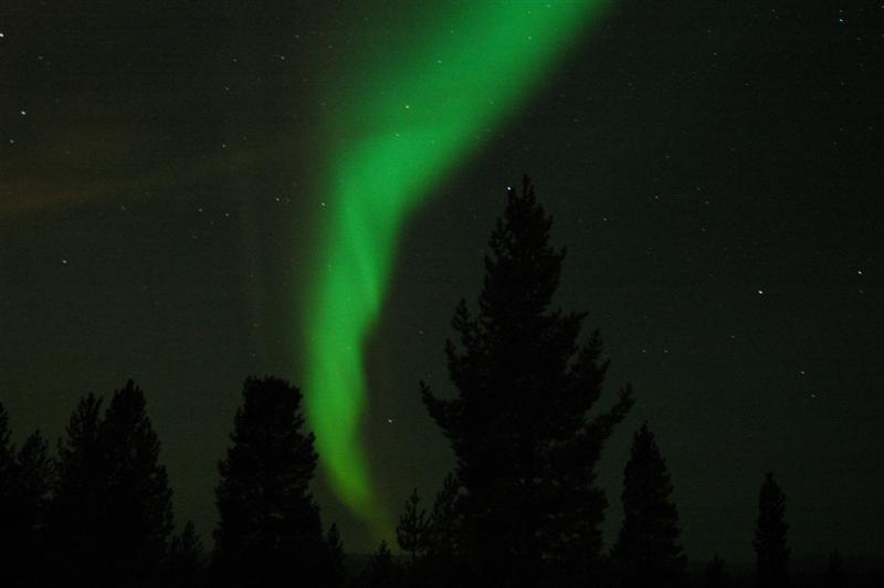 Nordlicht 2 über Lappland