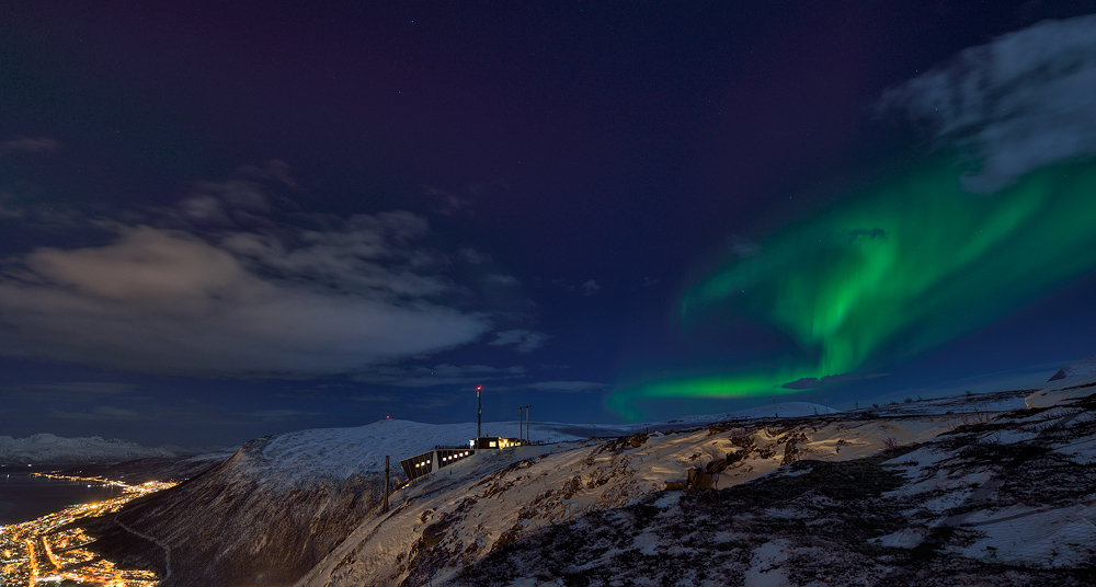 Nordlicht am Fjellheisen