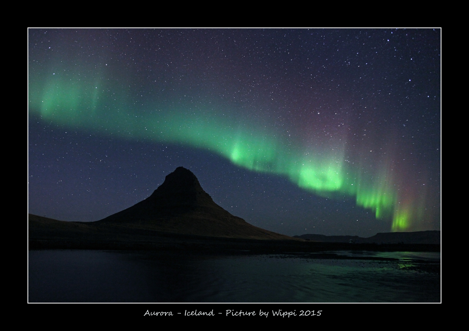 Nordlicht am Kirkufjell