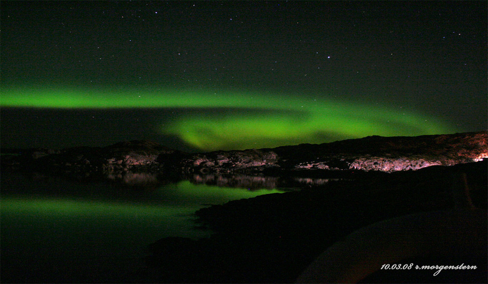 Nordlicht auf der Insel Hitra