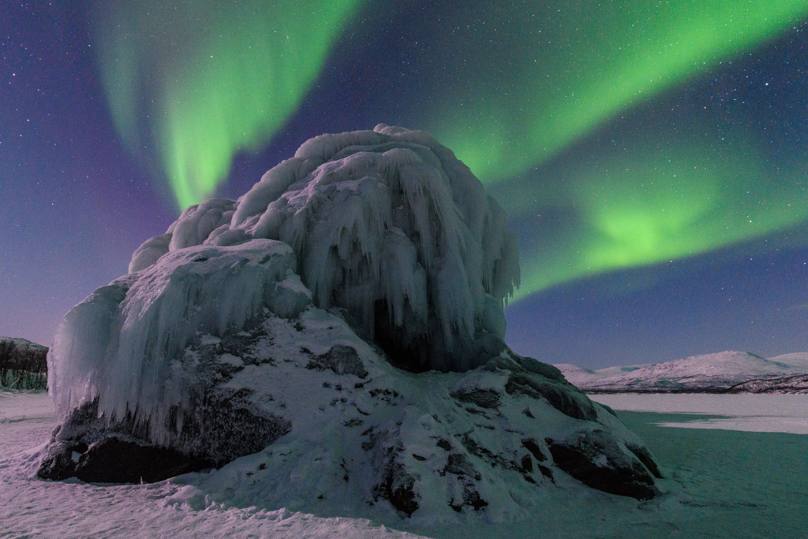 Nordlicht (Aurora borealis) bei Abisko