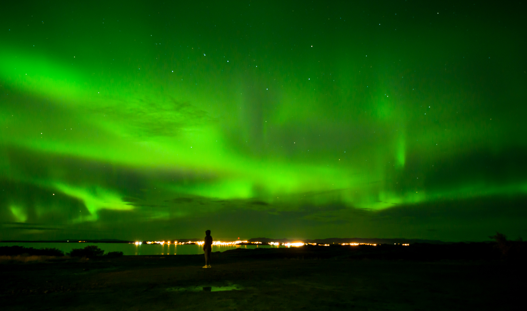 Nordlicht - Aurora Borealis - Island