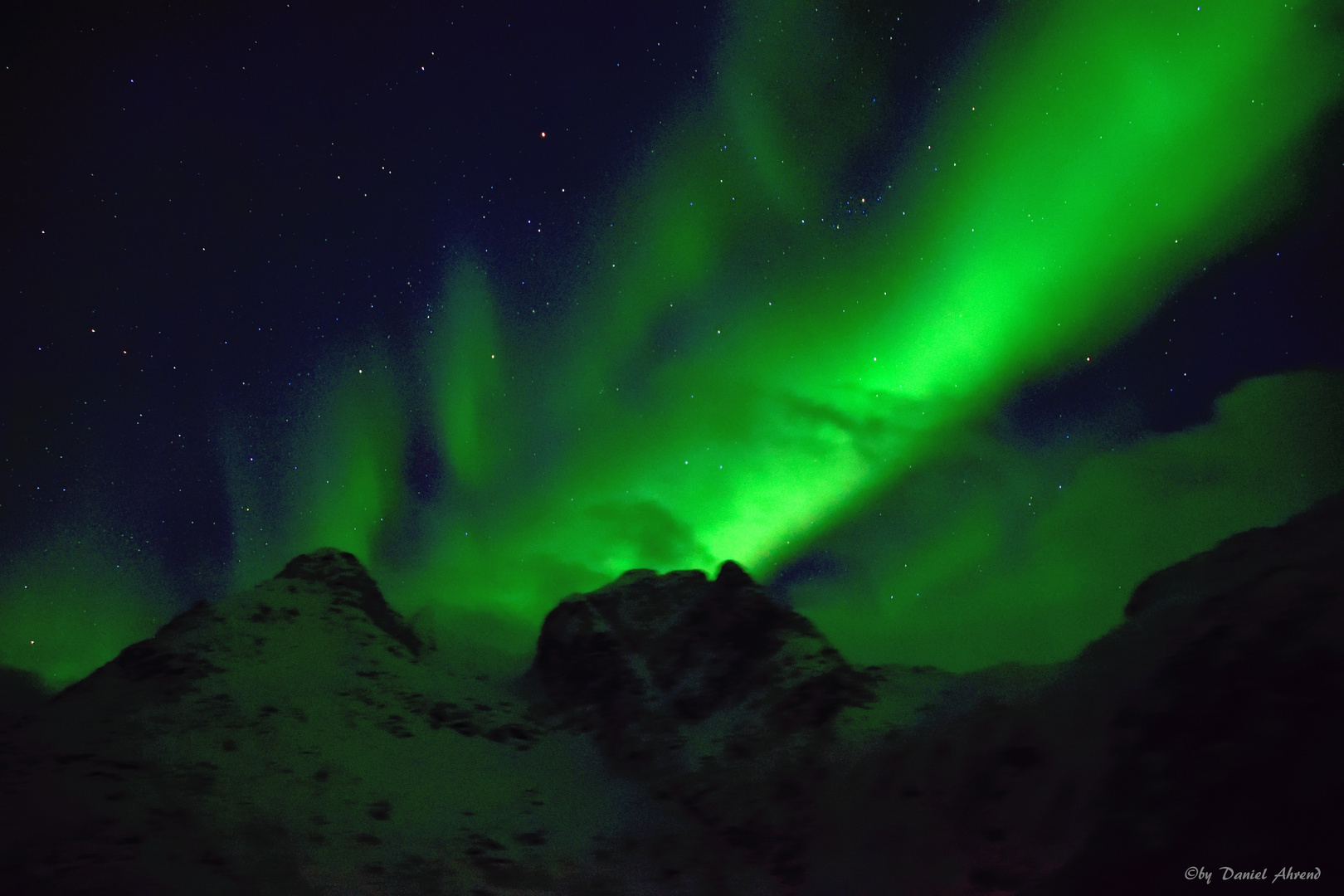 Nordlicht im Polarkreis