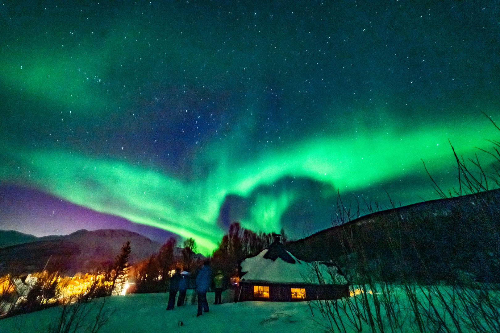 Nordlicht in Lakselvbukt