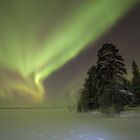 Nordlicht in Lappland