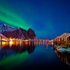 Nordlicht in Reine / Lofoten,Norwegen