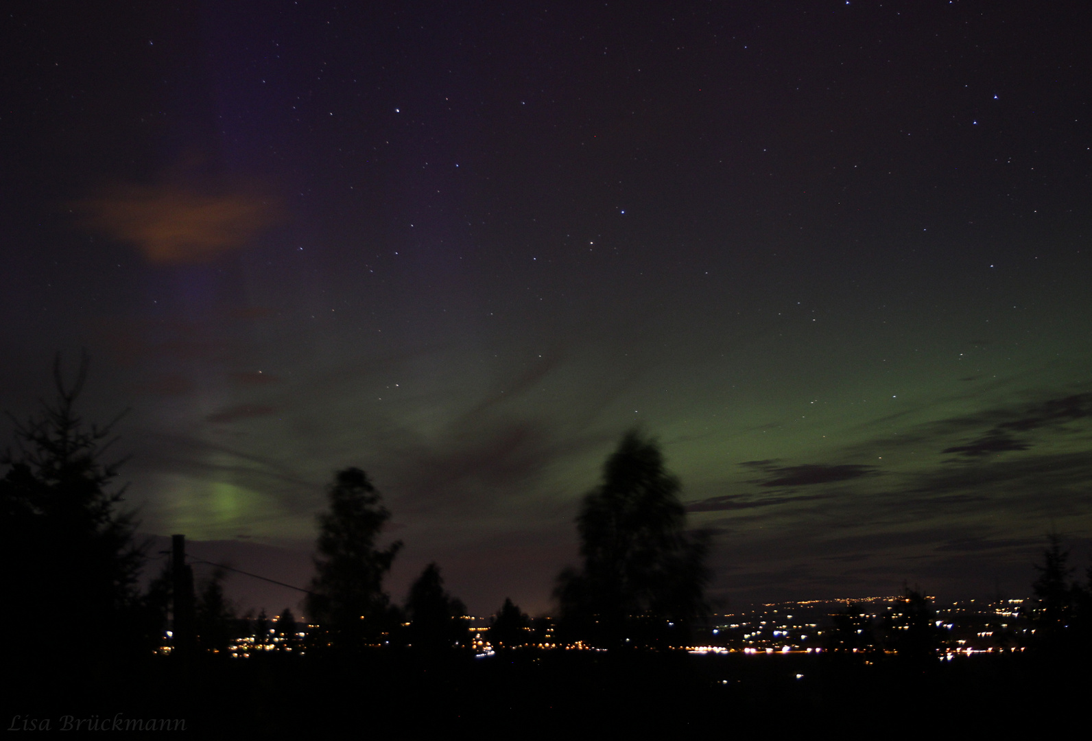 Nordlicht in Südnorwegen