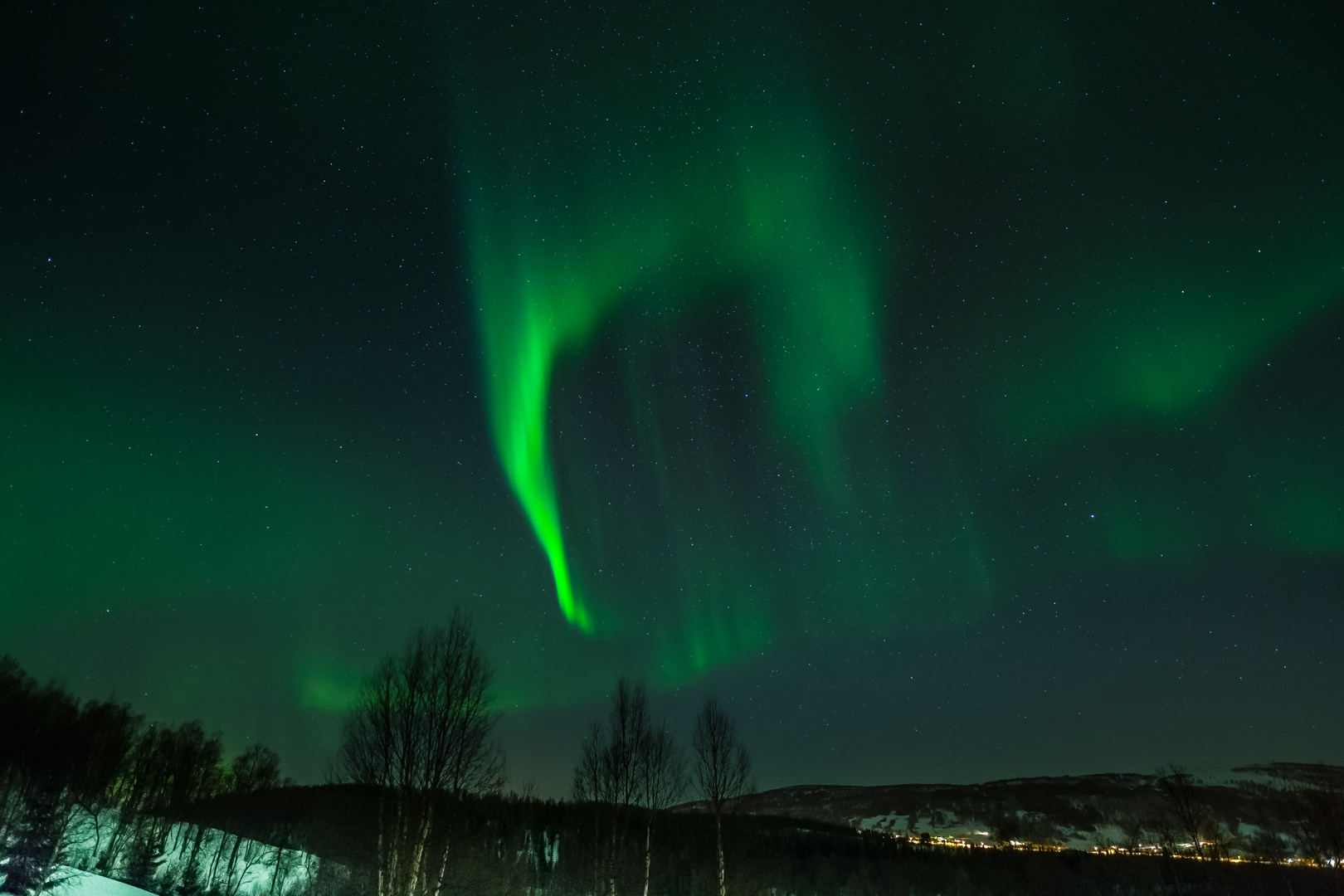 Nordlicht, Insel Senja Norwegen