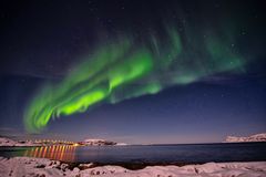 Nordlicht - Insel Sommeroey - Nordnorwegen