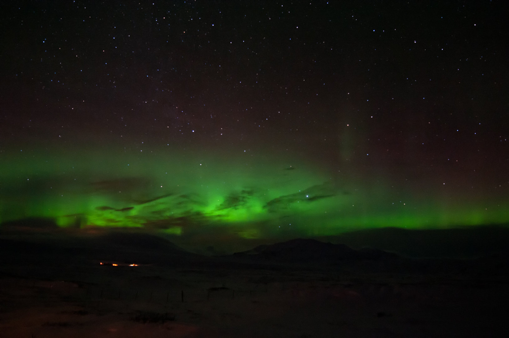 Nordlicht - Island 2012 - nahe Reykjavik