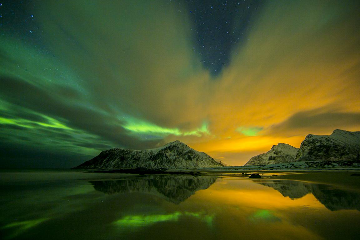 Nordlicht Lofoten