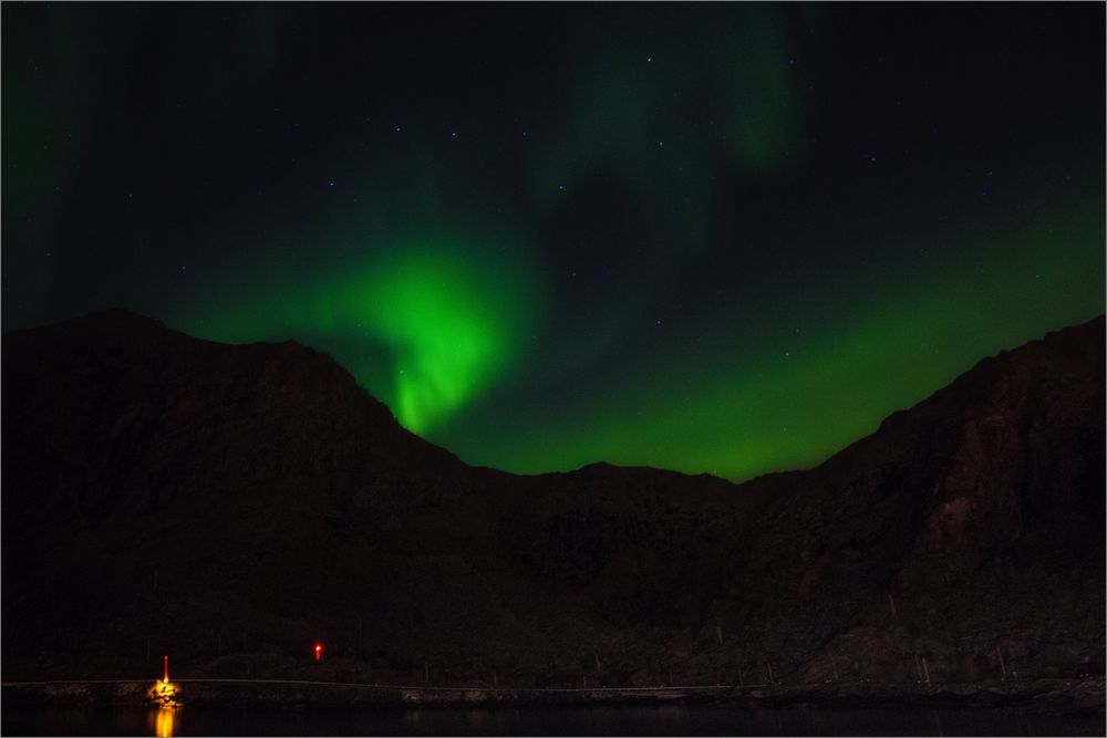 Nordlicht mit großem Wagen