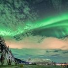 Nordlicht - Rastplatz nahe Tromsö - Nordnorwegen