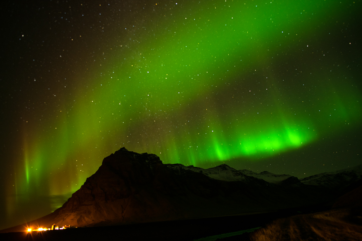 Nordlicht südisland