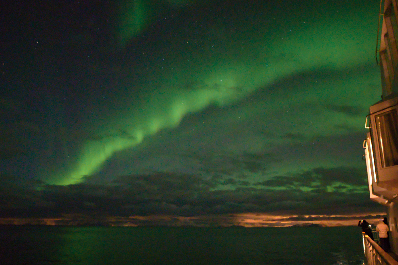 Nordlicht südlich der Lofoten