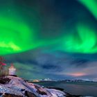 Nordlicht Tysfjord Panorama