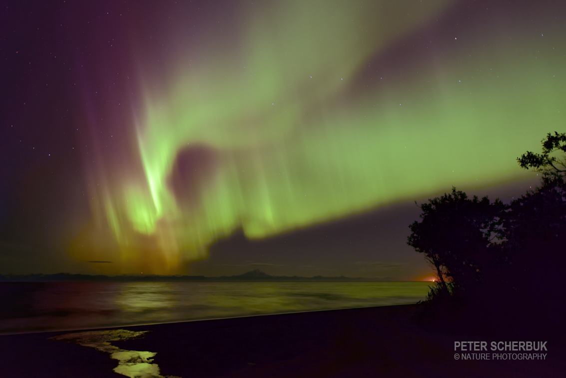 Nordlicht über Alaska.....