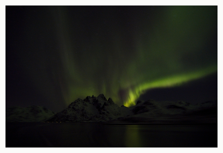 Nordlicht über dem Trollfjord 1