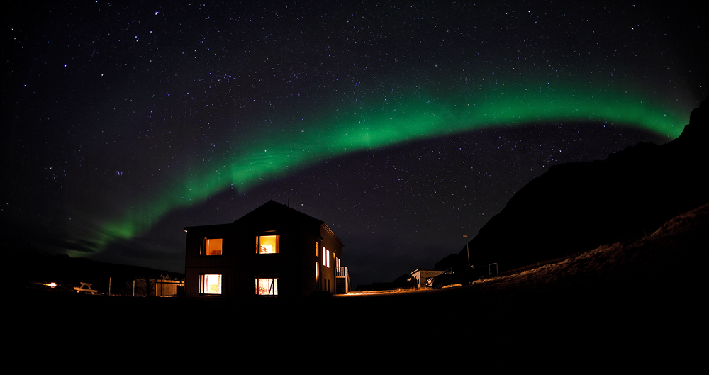 Nordlicht über dem Vatnsdalur - Island #1005