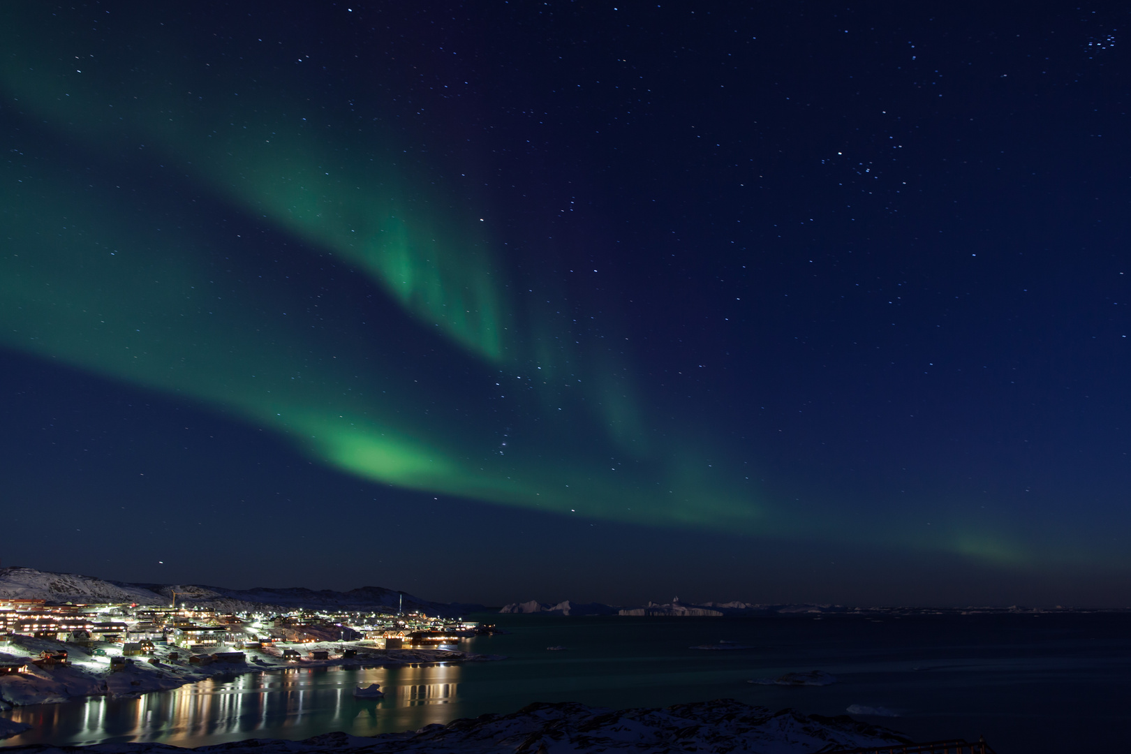 Nordlicht über Ilulissat_2