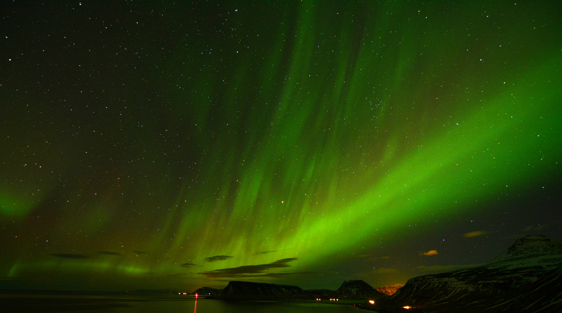 Nordlicht über Island