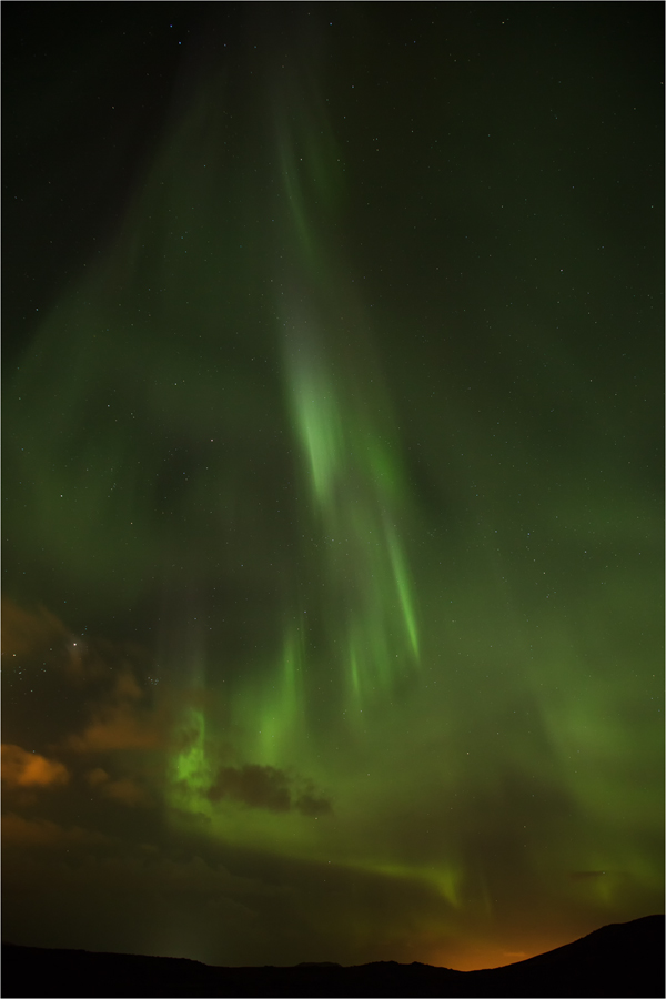 Nordlicht über Island II