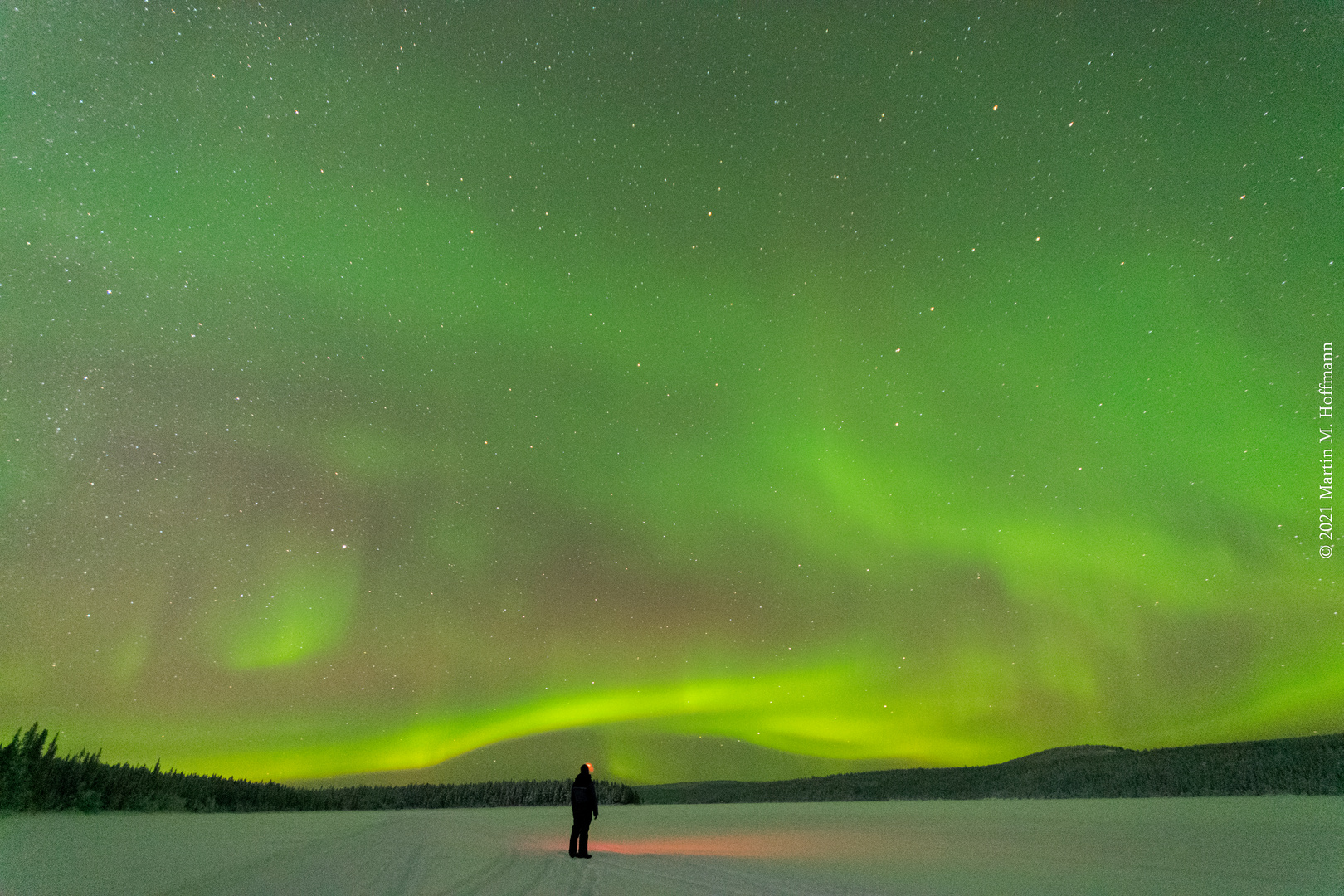 Nordlicht über Kiruna