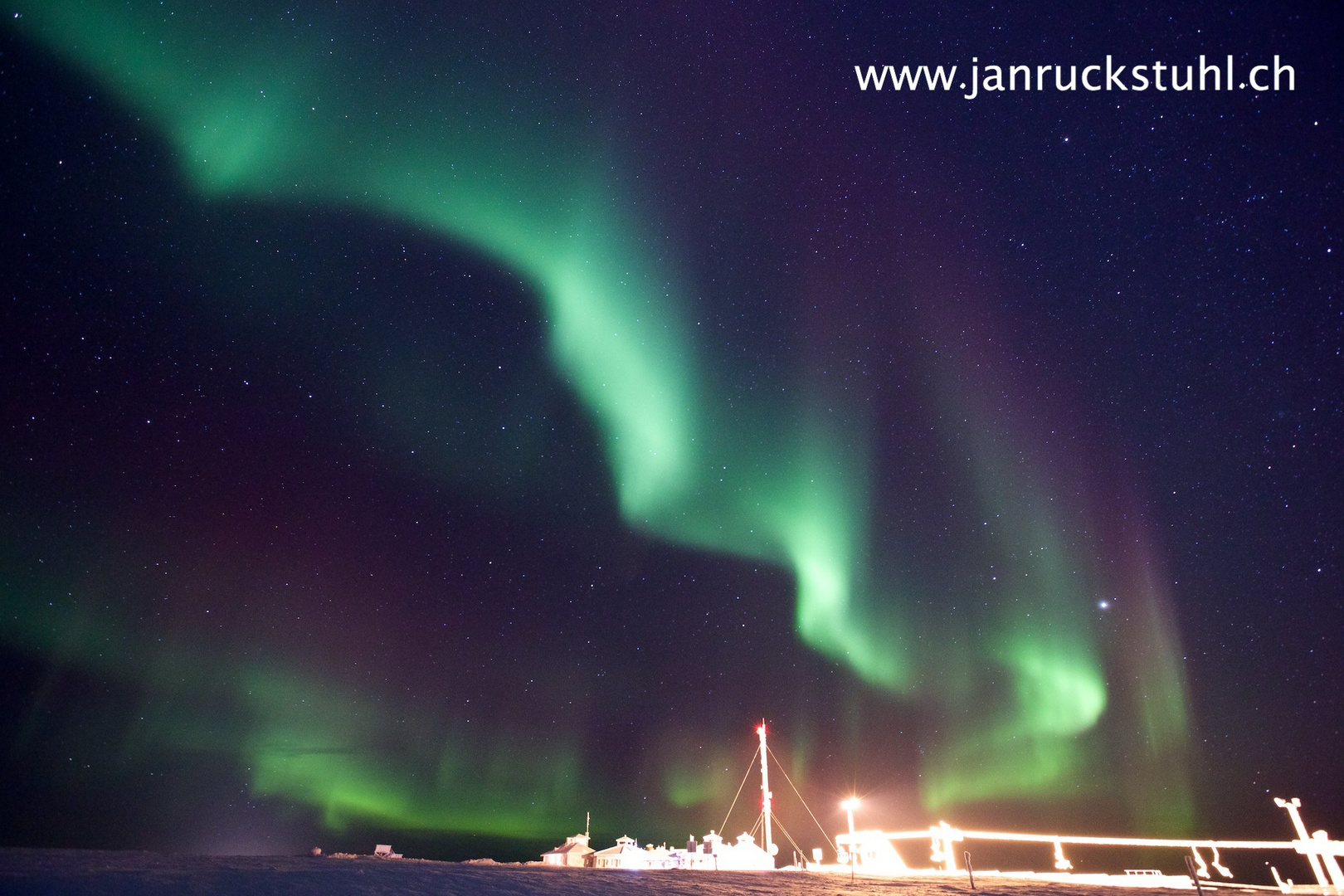 Nordlicht über Lappland