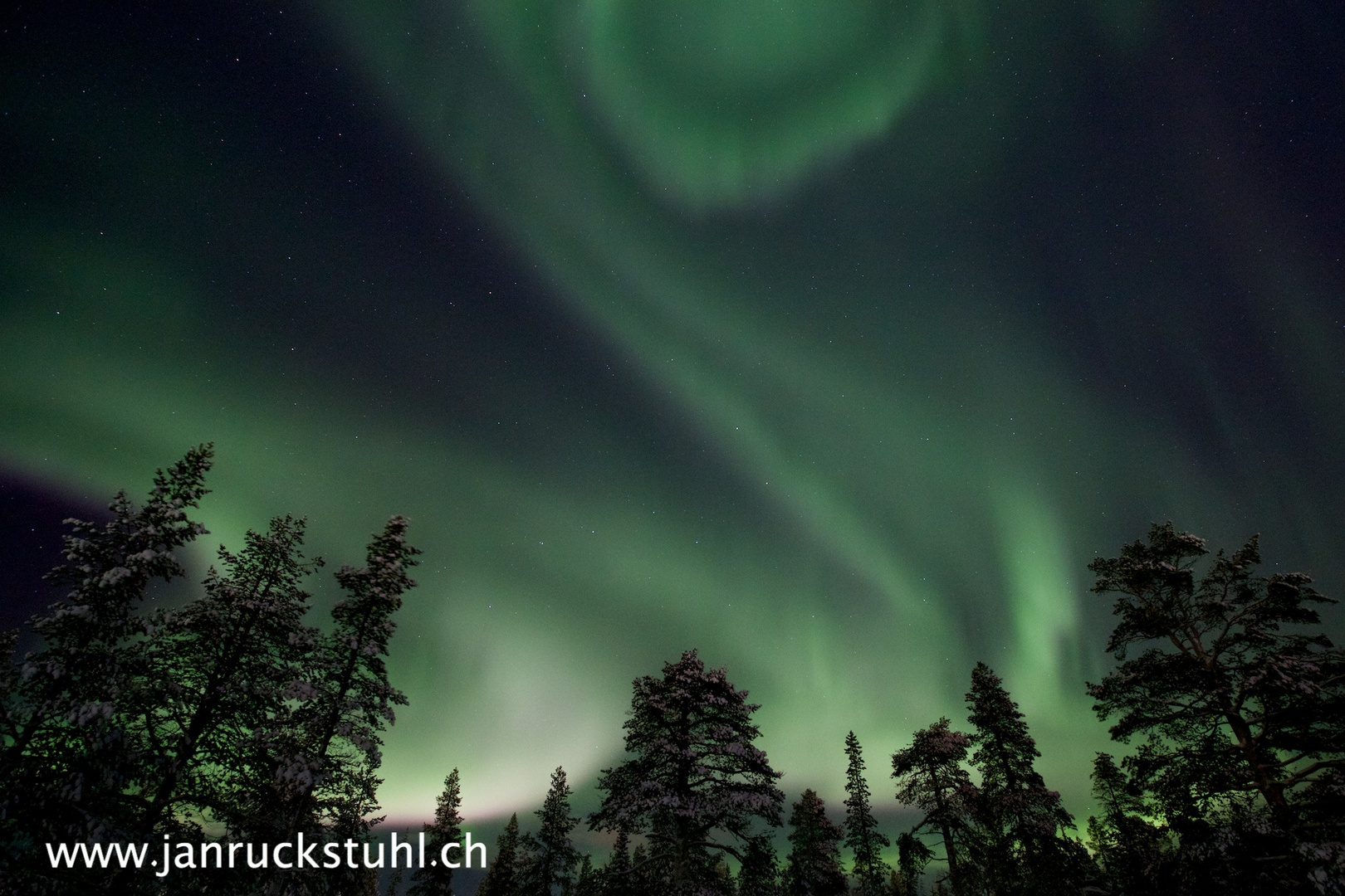 Nordlicht über Lappland