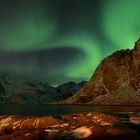 Nordlicht über Lofoten, März 2013