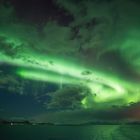 Nordlicht über Norwegens Küste