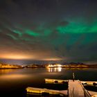 Nordlicht über Ringstad (Vesterålen)