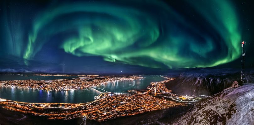 Nordlicht über Tromsø