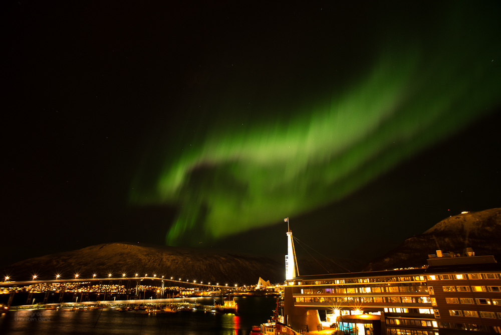 Nordlicht über Tromsø