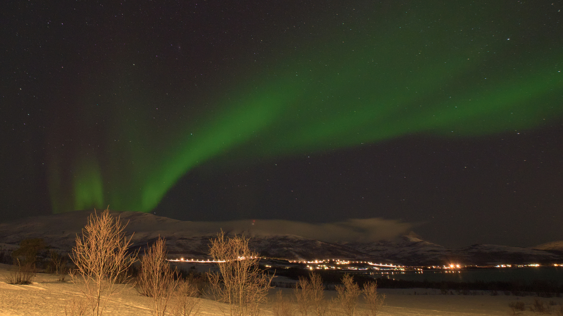 Nordlicht über Tromsö