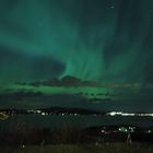 Nordlicht über Trondheim-Airport