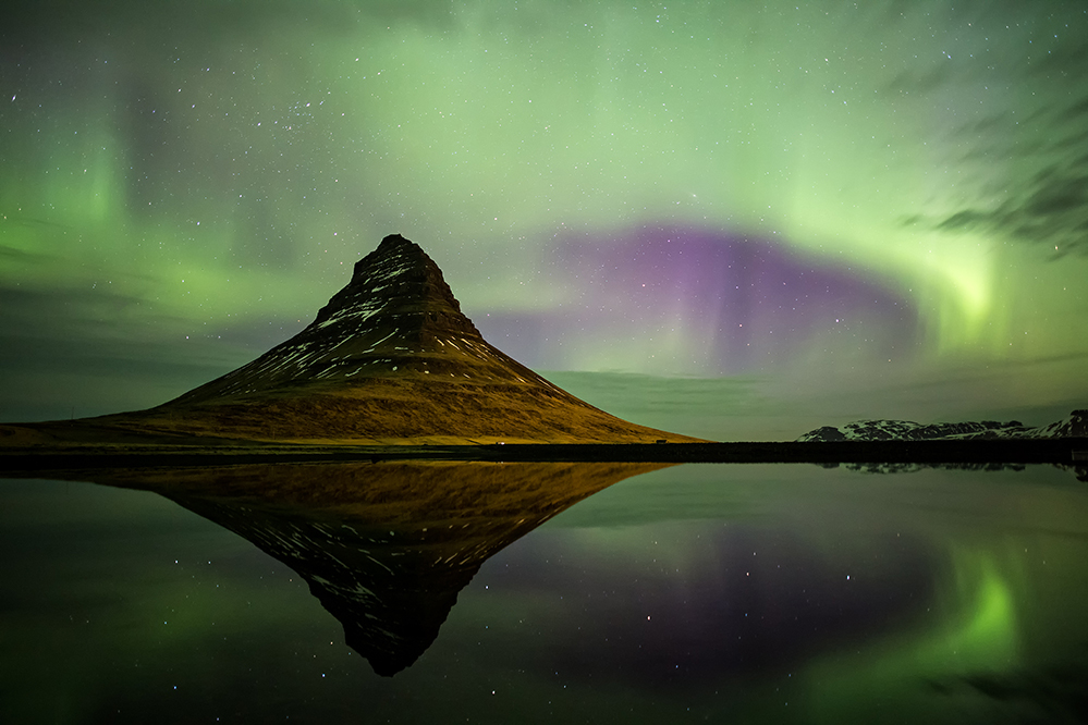 Nordlicht überm Kirkjufell