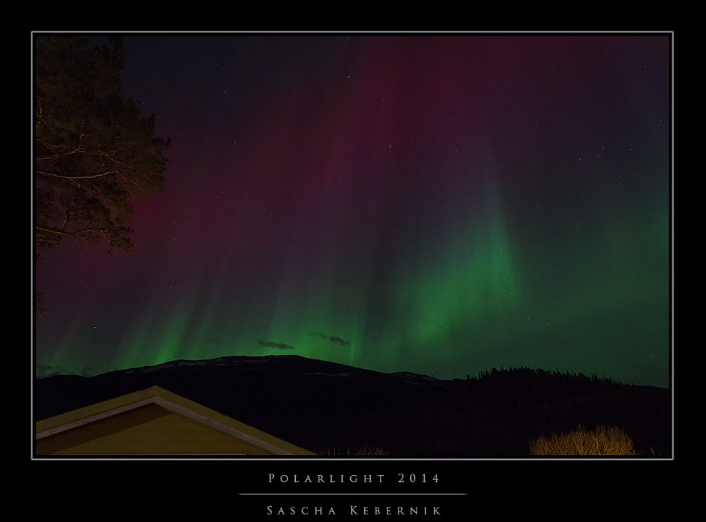 Nordlicht vor der Haustür