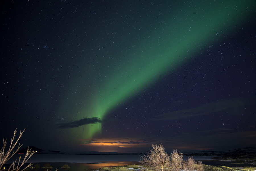 Nordlichter am Mývatn