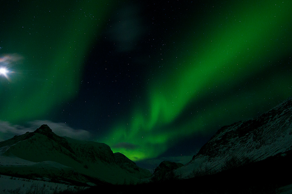 Nordlichter auf dem Kungsleden in Schweden II