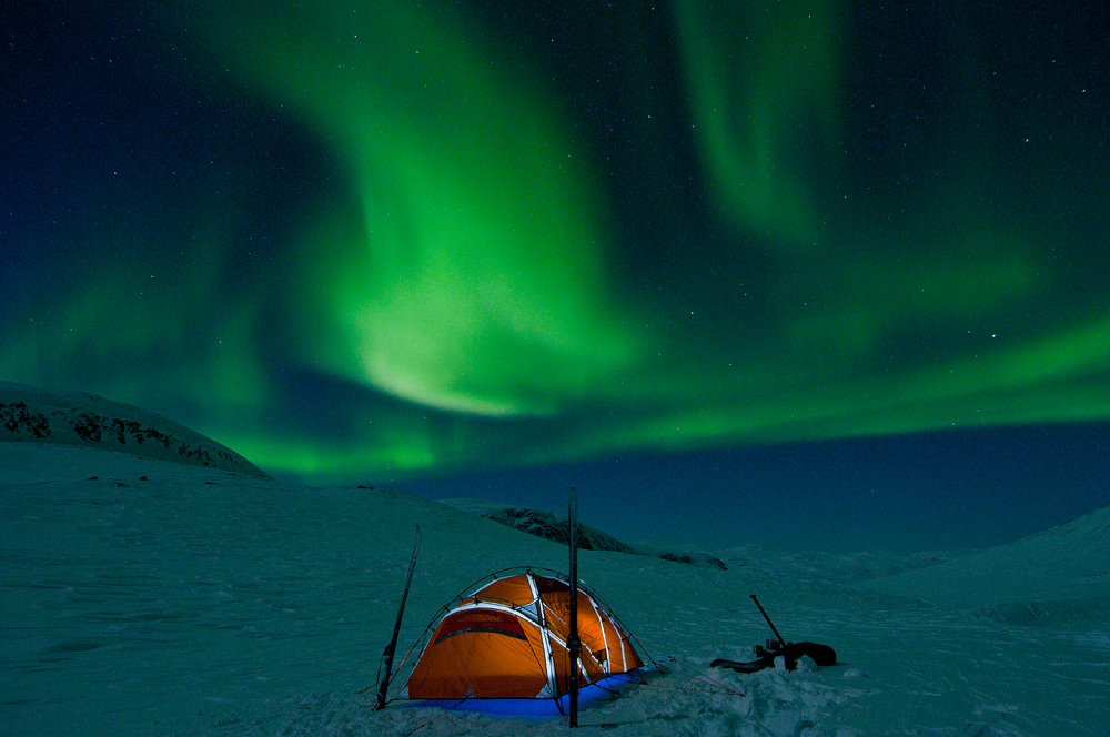 Nordlichter auf dem Kungsleden in Schweden III